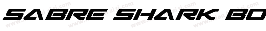 Sabre Shark Bold字体转换